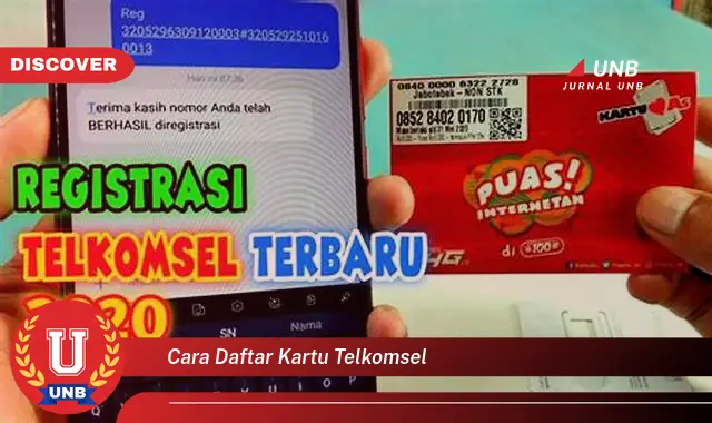 cara daftar kartu telkomsel