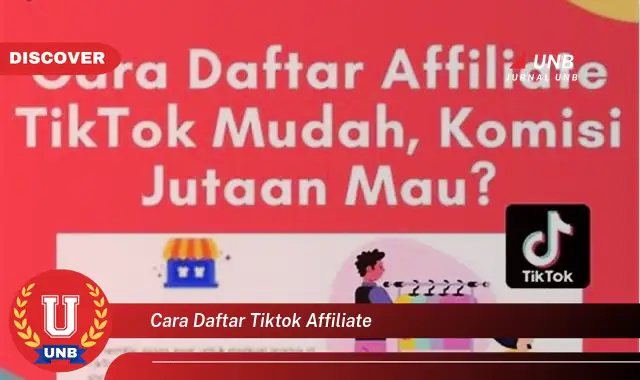 cara daftar tiktok affiliate