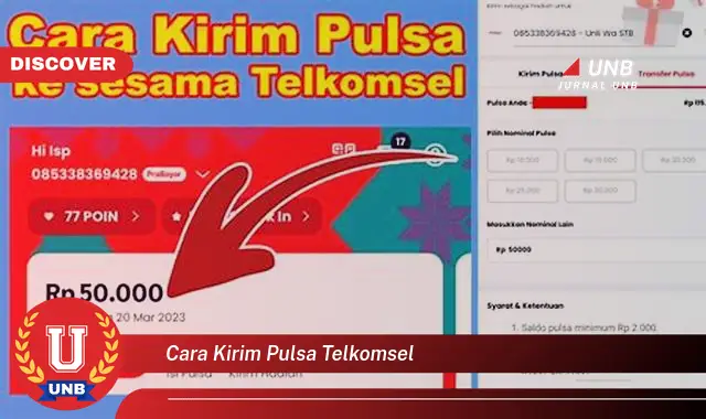 cara kirim pulsa telkomsel