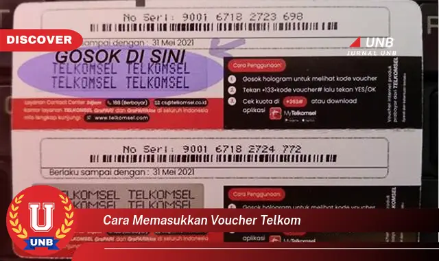 cara memasukkan voucher telkom