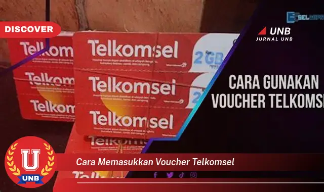 cara memasukkan voucher telkomsel