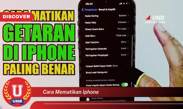 cara mematikan iphone