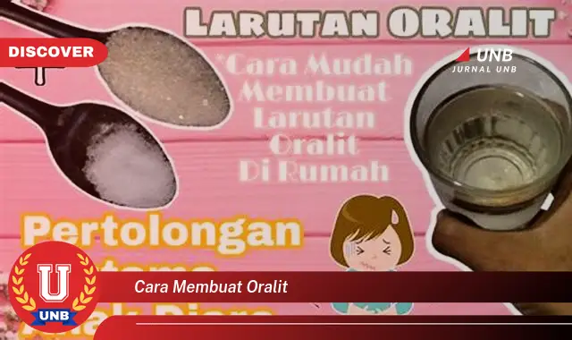 cara membuat oralit