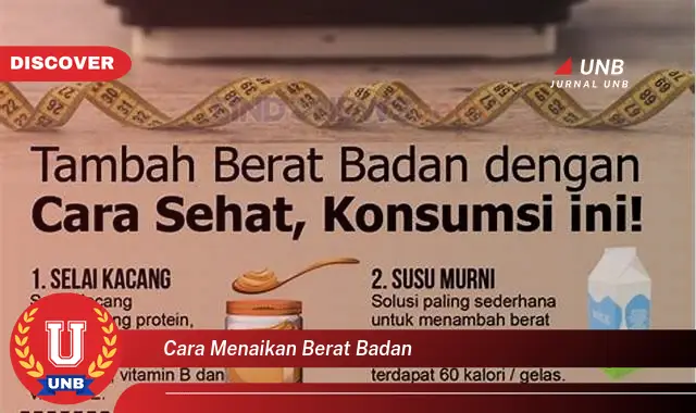 cara menaikan berat badan