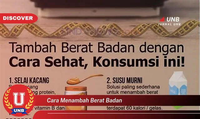 cara menambah berat badan