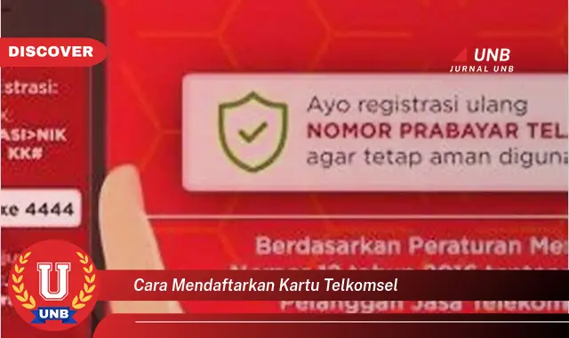 cara mendaftarkan kartu telkomsel