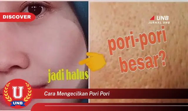 cara mengecilkan pori pori