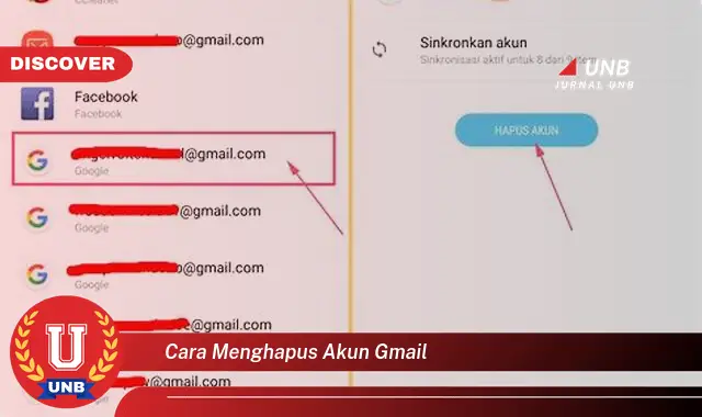 cara menghapus akun gmail