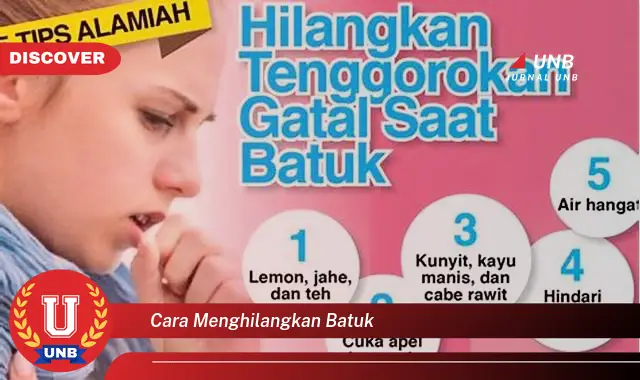 cara menghilangkan batuk