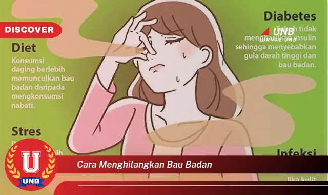 cara menghilangkan bau badan