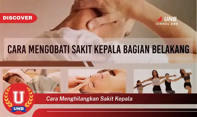 cara menghilangkan sakit kepala