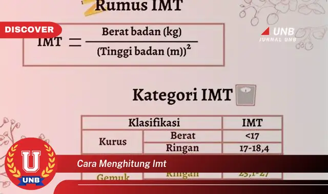 cara menghitung imt