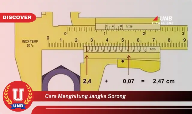 cara menghitung jangka sorong