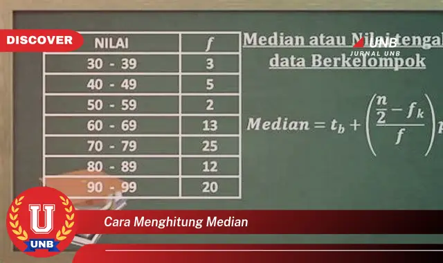 cara menghitung median