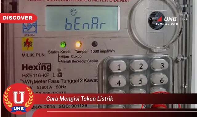 cara mengisi token listrik