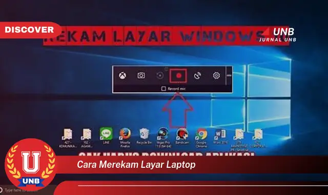 cara merekam layar laptop