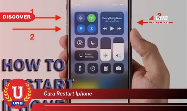 cara restart iphone