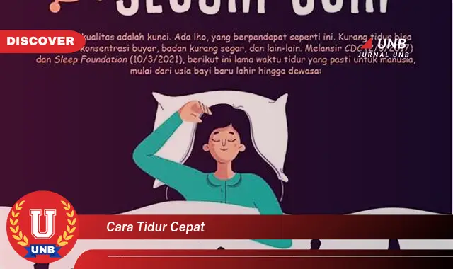 cara tidur cepat