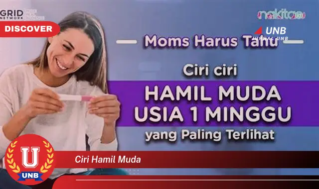 ciri hamil muda