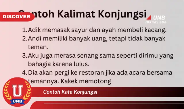 contoh kata konjungsi