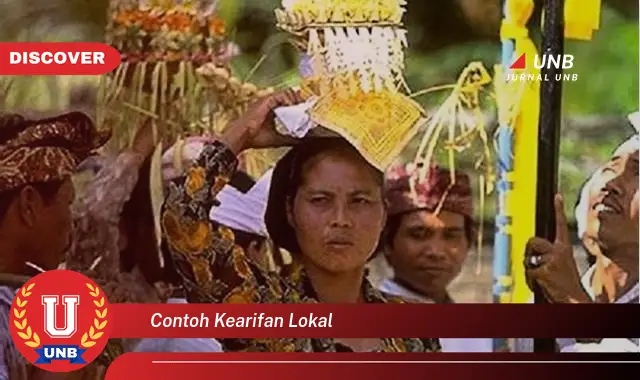 contoh kearifan lokal