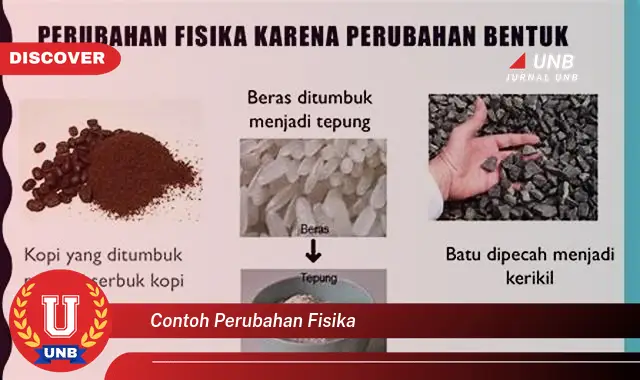 contoh perubahan fisika