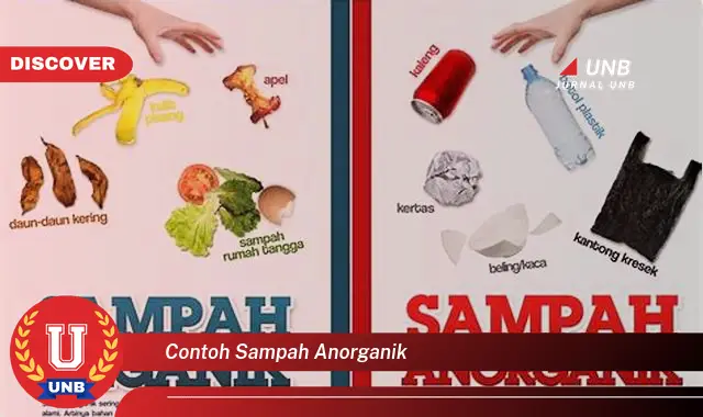 contoh sampah anorganik