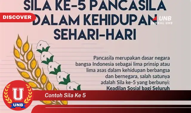 contoh sila ke 5