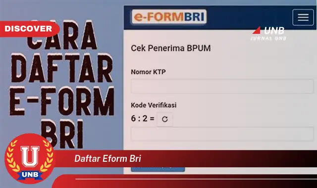 daftar eform bri