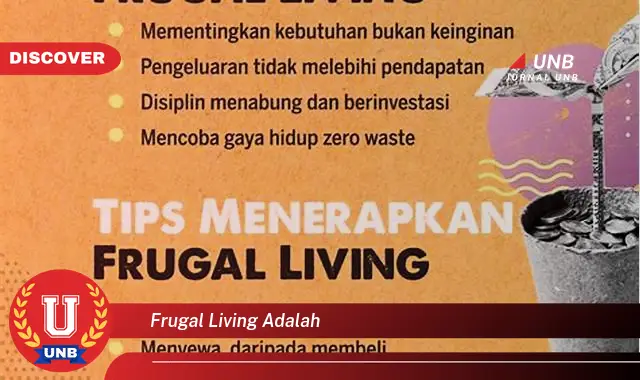 frugal living adalah