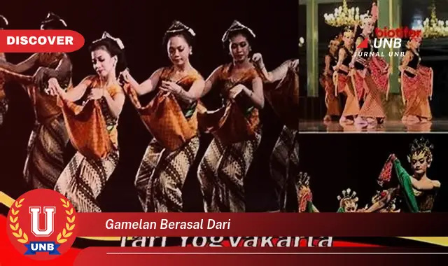 gamelan berasal dari