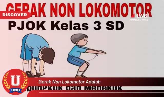 gerak non lokomotor adalah