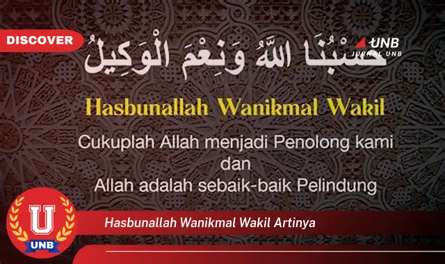 hasbunallah wanikmal wakil artinya