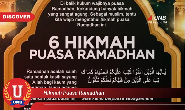 hikmah puasa ramadhan