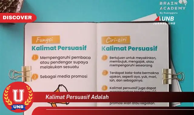 kalimat persuasif adalah