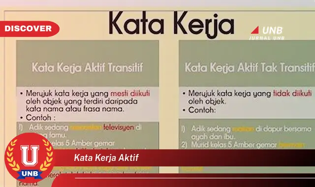 kata kerja aktif