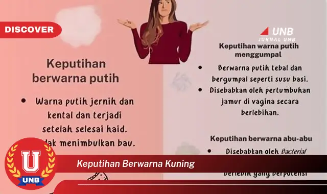 keputihan berwarna kuning