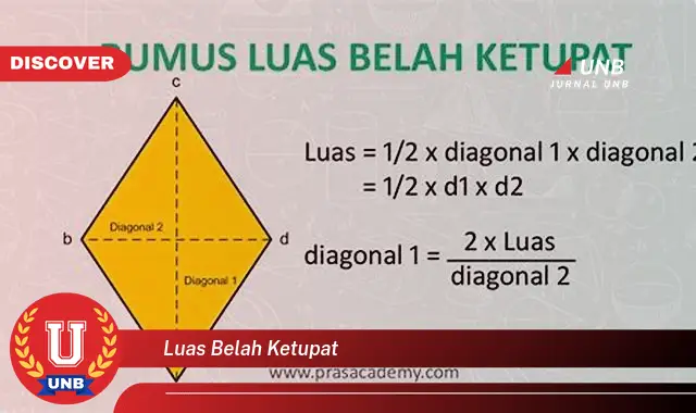 luas belah ketupat