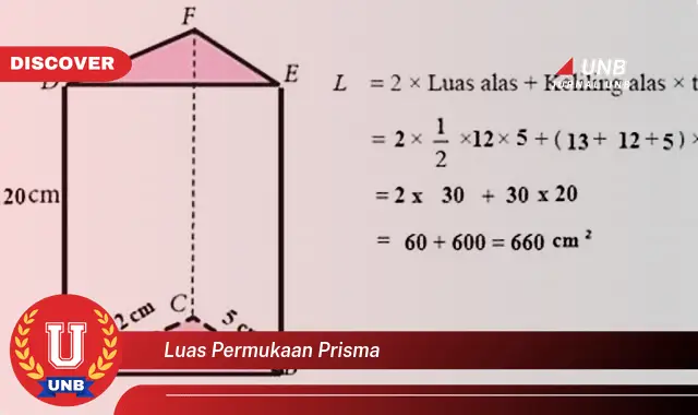 luas permukaan prisma