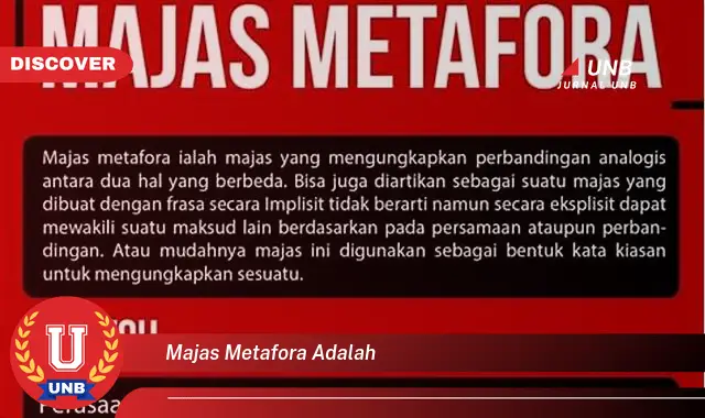 majas metafora adalah