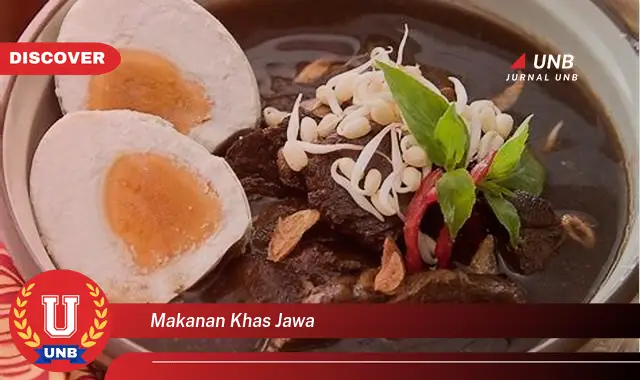 makanan khas jawa