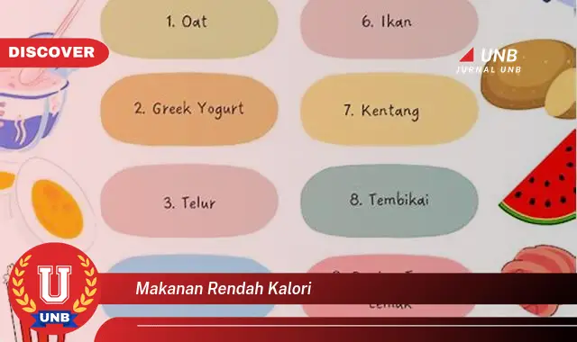 makanan rendah kalori