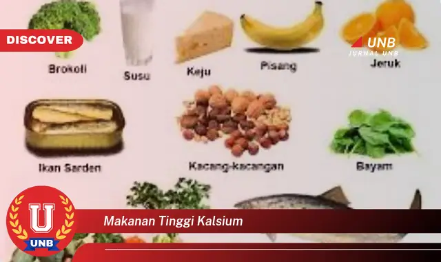 makanan tinggi kalsium