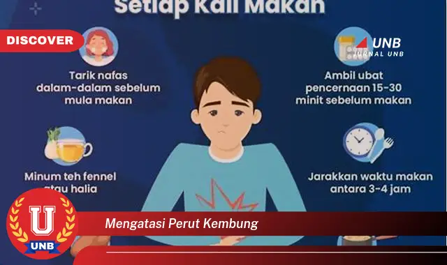 mengatasi perut kembung