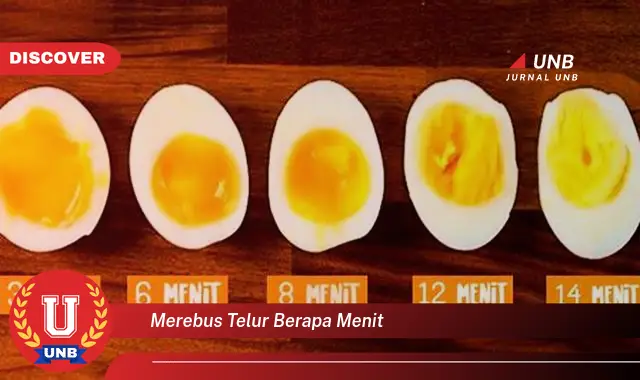 merebus telur berapa menit