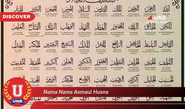 nama nama asmaul husna