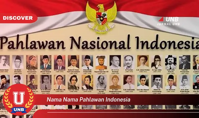 nama nama pahlawan indonesia