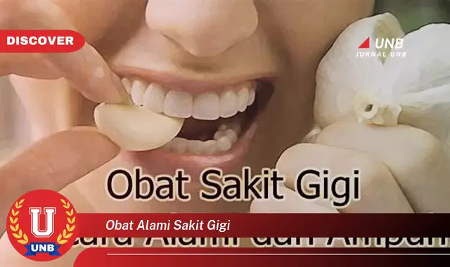 obat alami sakit gigi