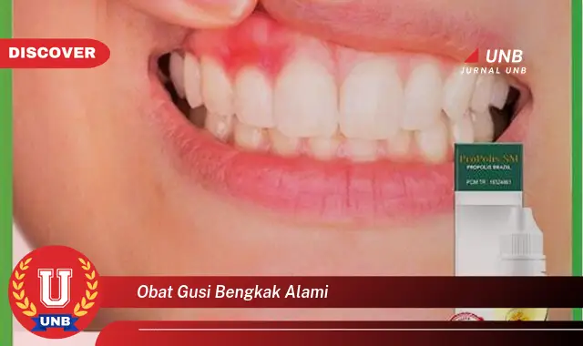 obat gusi bengkak alami