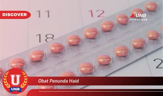 obat penunda haid